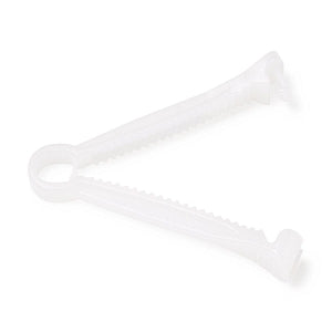 Medline Sterile Floor-Grade Umbilical Cord Clamp, White, Case of 100
