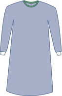 Medline Eclipse Sterile Non-Reinforced Surgical Gown, Level 2, Small, Case of 30