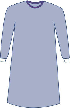 Medline Aurora Sterile Non-Reinforced Surgical Gown, Level 3, Large, Case of 30