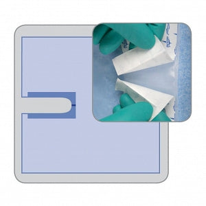 Medline Invisishield Poly U-Drape, 48 × 52 in, Case of 40