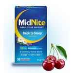 MidNite Sleep Cycle Support Melatonin Tablets Cherry 30Ct