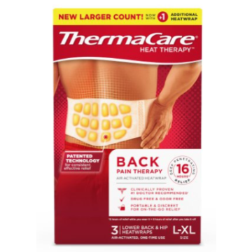 ThermaCare HeatWrap Patches L/XL 3Ct