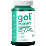 Goli Zero Sugar Pre Pro Postbiotic Gummies 60Ct