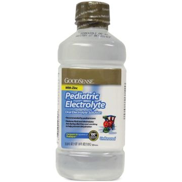 GoodSense Pediatric Electrolyte Solution With Zinc Unflavored 33.8oz 1Ct