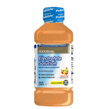 GoodSense Pediatric Electrolyte Solution With Zinc Fruit 33.8oz 1Ct