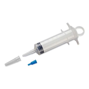 Sterile Piston Feeding Syringe 60mL 50Ct