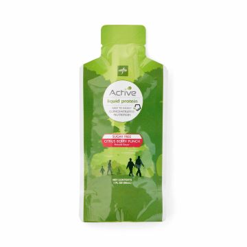 Active Liquid Protein Sugar Free Citrus Berry Punch 1oz Packet 100Ct