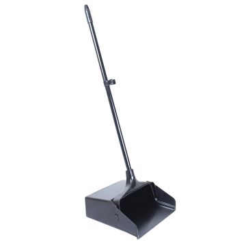 Upright Lobby Dustpan Black 1Ct