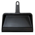 Hand Dust Pan Black 12in 12Ct