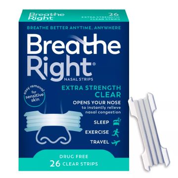 Breathe Right Extra Strength Nasal Strips 26Ct