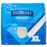 FitRight Ultra Incontinence Underwear Unisex Moderate Absorbency XL 56in-68in 20Ct