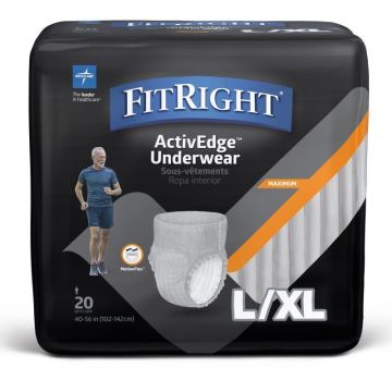 Men's FitRight Underwear Heavy Absorb L/XL 20Ct