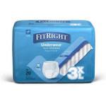 FitRight Bariatric Disposable Underwear Unisex Heavy Absorbency 3XL 75in-94in 20Ct