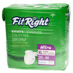 FitRight® Ultra Incontinence Briefs; Extra Large, 56"-64" (142 cm-162.5), Beige
