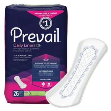 Prevail Panty Liners Women Very Light Absorbency 26Ct