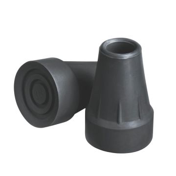 Guardian Super Crutch Tips 0.875in Black 8Pr