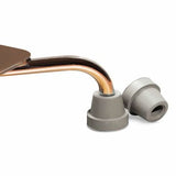 Guardian Replacement Small Base Quad Cane Tips 0.5in Gray 32Ct