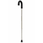 Aluminum Cane Crook Handle 250lbs Chrome 1Ct