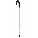 Aluminum Cane Crook Handle 250lbs Chrome 1Ct