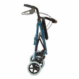 Deluxe Aluminum Rollator 300lbs Blue 1Ct