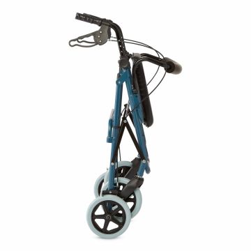 Deluxe Aluminum Rollator 300lbs Blue 1Ct