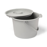 Commode Bucket with Lid and Handle; With Lid and Handle