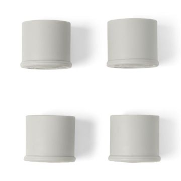 Guardian Leg Tips for Bariatric Commode G1-201LBX1 4Ct
