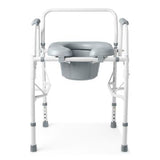 Guardian Padded Steel Drop-Arm Commode 350lbs 1Ct