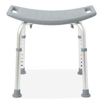 Guardian Shower Chair without Back Aluminum 400lbs Gray 1Ct