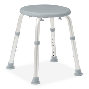 Guardian Bath Stool Aluminum 300lbs Gray 1Ct