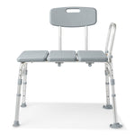 Transfer Bench with Back; Knockdown Transfer Bench, 400 lb. Weight Capacity