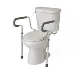 Adjustable Toilet Safety Rail; Aluminum Toilet Safety Rails