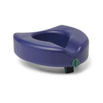 Guardian Raised Locking Toilet Seat with Microban 5in 350lbs Blue 1Ct