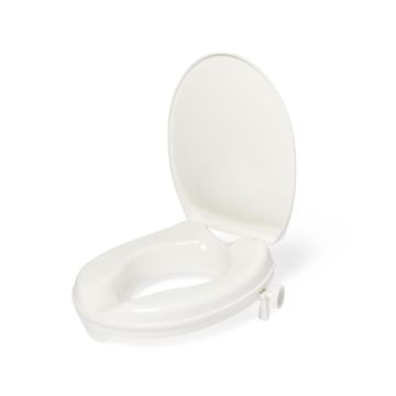 Universal Locking Toilet Seat Riser 2in 1Ct