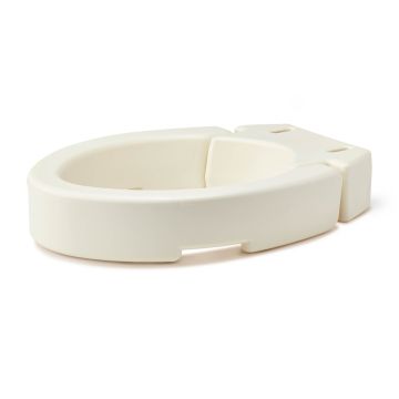 Guardian Elongated Raised Hinged Toilet Seat 3.5in 400lbs 1Ct