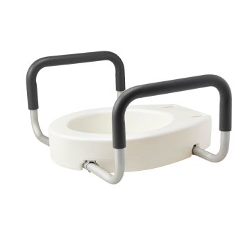 Guardian Toilet Seat Riser with Arms 3.5in 400lbs 1Ct
