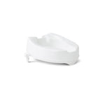 Guardian White Raised Toilet Seat with Side Locks 4in 350lbs 1Ct