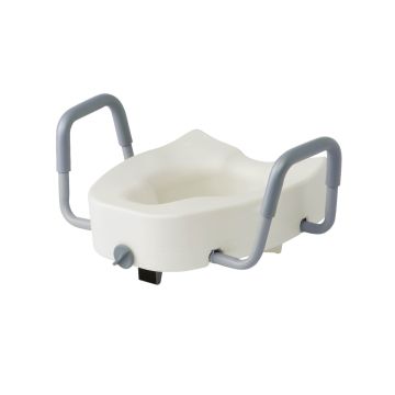 Guardian Raised Locking Toilet Seat 5in 400lbs 1Ct