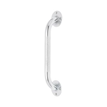 Knurled Chrome Grab Bar 12in 300lbs 1Ct