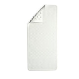 Rubber Bath Mat 13.4in x 29in White 1Ct