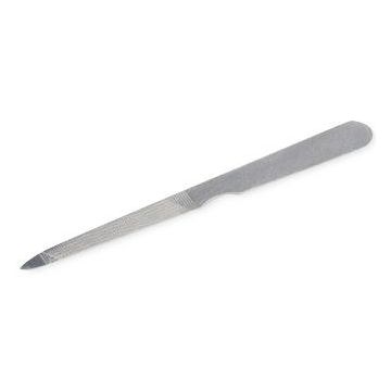 Stainless Steel Triple Cut Nail File 5in 1Ct