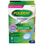 Polident Rapid Denture Cleanser Tablets 102/Box 1Ct