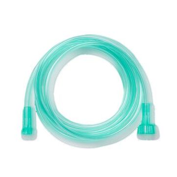 Crush-Resistant Oxygen Tubing 7ft Green 1Ct