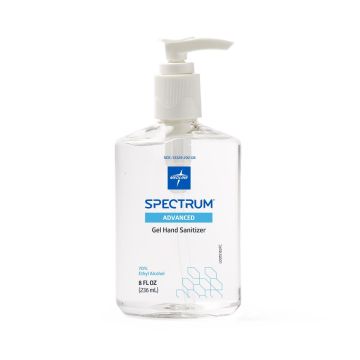 Spectrum Advanced 70% Ethyl Alcohol Gel Hand Sanitizers 8oz 1Ct
