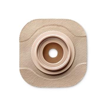 New Image Flat CeraPlus Skin Barrier with Tape Border Extended Wear Cut-to-Fit Up to 1.75in (44mm) Stoma 2.25in (57mm) Flange 1Ct