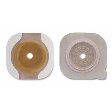New Image Flat FlexWear Skin Barrier with Tape Border Standard Wear Cut-to-Fit Up to 1.25 (32mm) Stoma 1.75in (44mm) Flange 5Ct