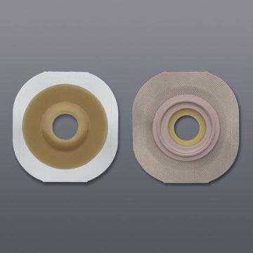 New Image Convex FlexWear Skin Barrier with Tape Border Standard Wear Pre-Cut 1in (25mm) 1.75in (44mm) Flange 5Ct