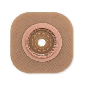New Image Flat CeraPlus Skin Barrier Extended Wear Cut-to-Fit Up to 2.25in (57mm) Stoma 2.75in (70mm) Flange 5Ct