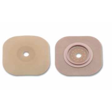 New Image Flat Flextend Skin Barrier Extended Wear Cut-to-Fit Up to 1.75in (44mm) Stoma 2.25in (57mm) Flange 5Ct