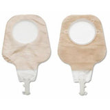 New Image 2-Piece High Output Drainable Ostomy Pouch without Filter 12in 2.25in (57mm) Flange Ultra-Clear 10Ct